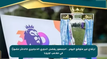 ارتفاع غير متوقع اليوم.. الجمهور يفضل الدوري الإنجليزي كالأكثر حضورًا في ملاعب أوروبا